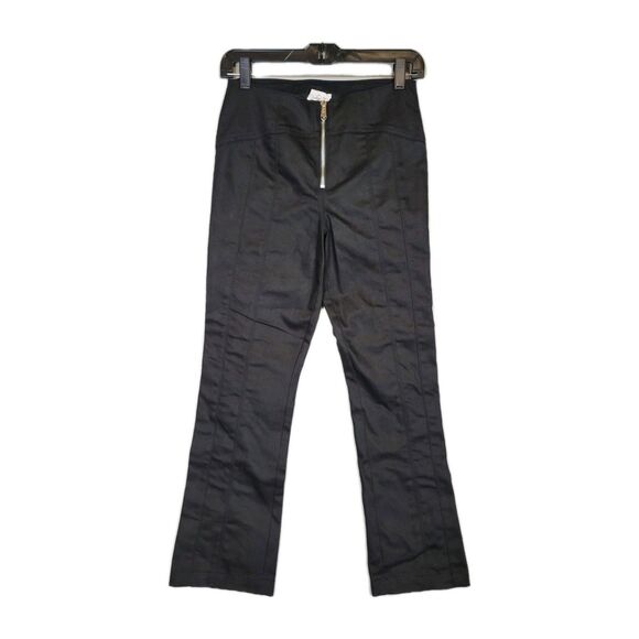 Cinq a Sept Loren Stretch Cropped Black Denim Pants Womens Size 2 - Picture 1 of 13